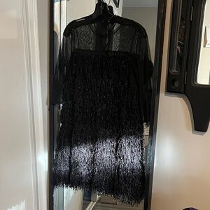 Zara Black Midi Dress